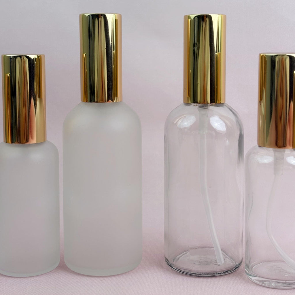 30ml 50ml 100ml Frosted & Clear Glass Spray Bottle