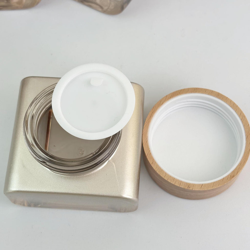 Luxury Glass Cosmetic Containers