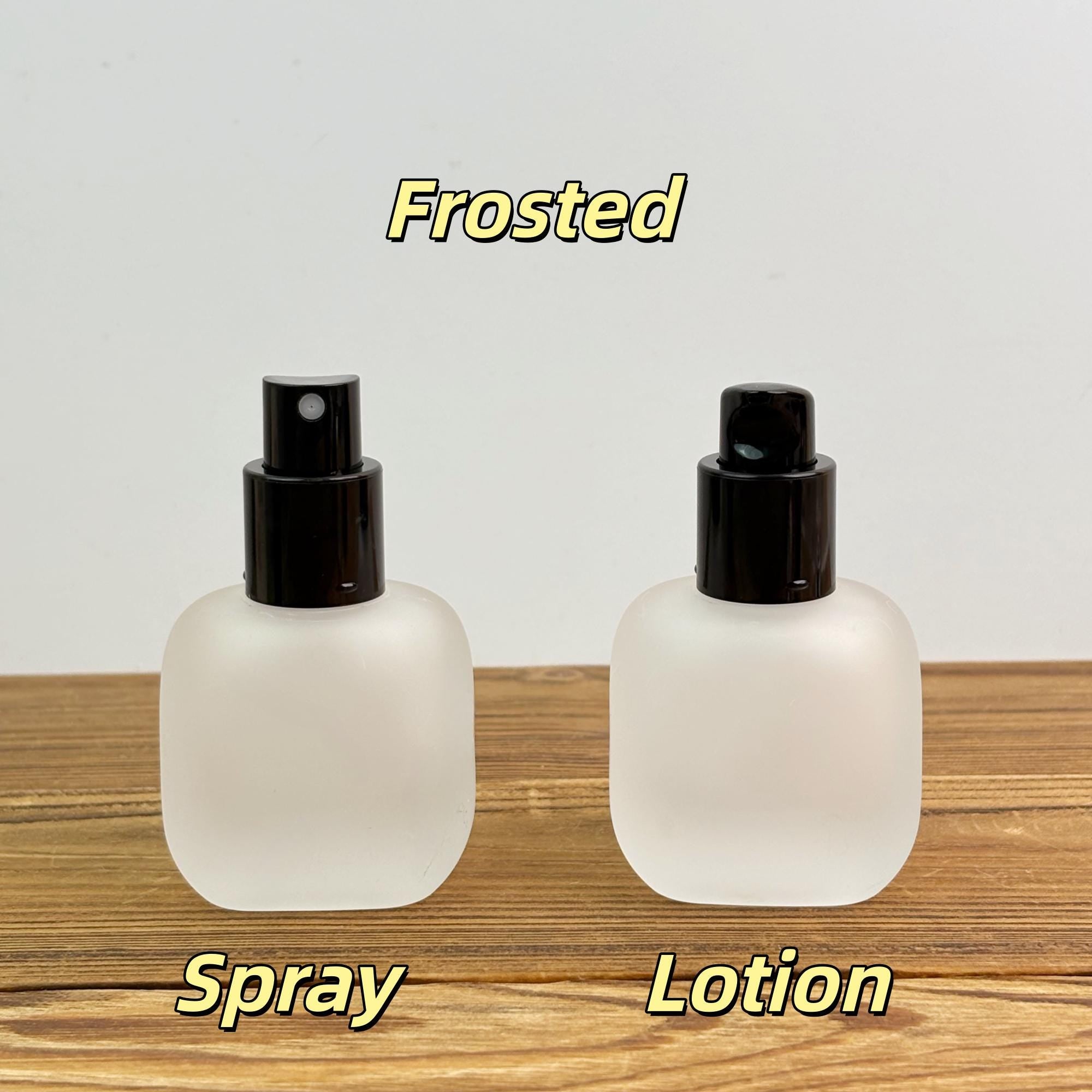 30ml Glass Spray Bottle & Lotion Pump Bottle