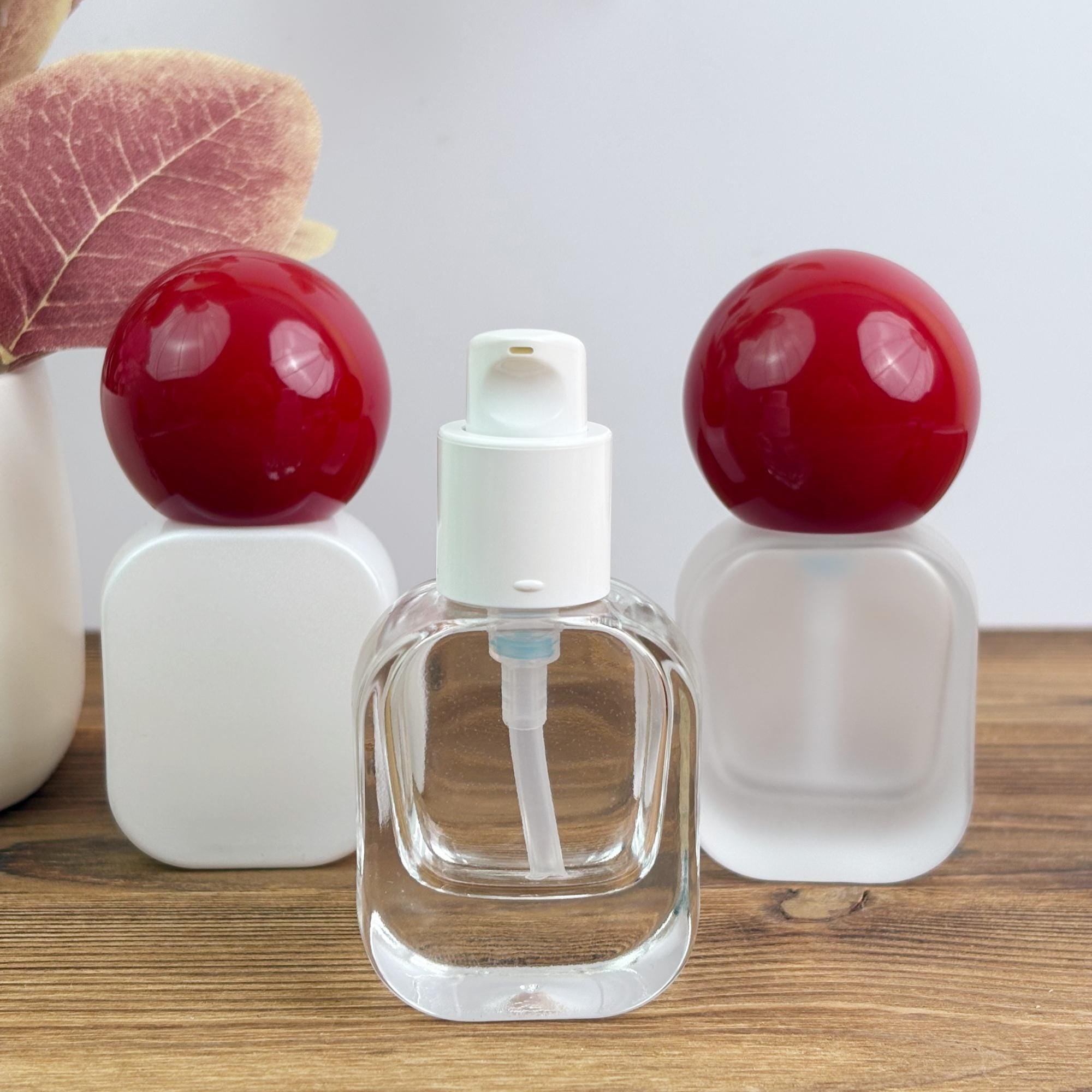20ml Square Glass Lotion Bottle