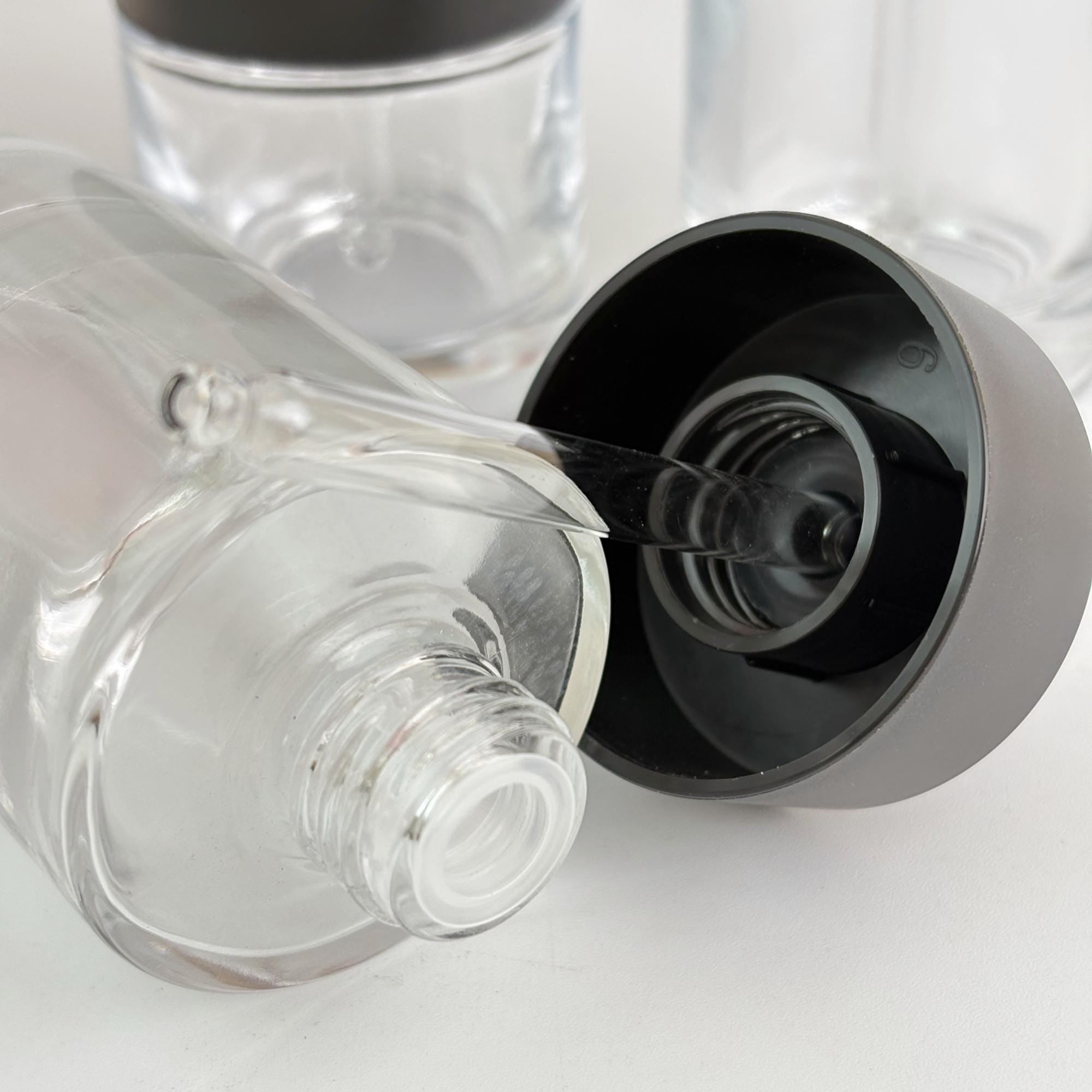 Clear Glass Dropper Bottle