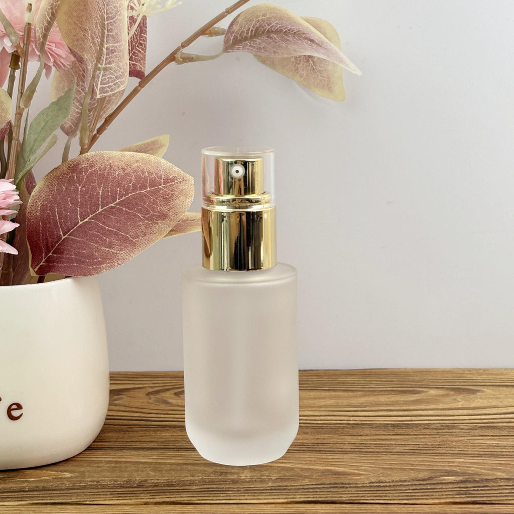 Minimalist Frosted Glass Spray Bottle