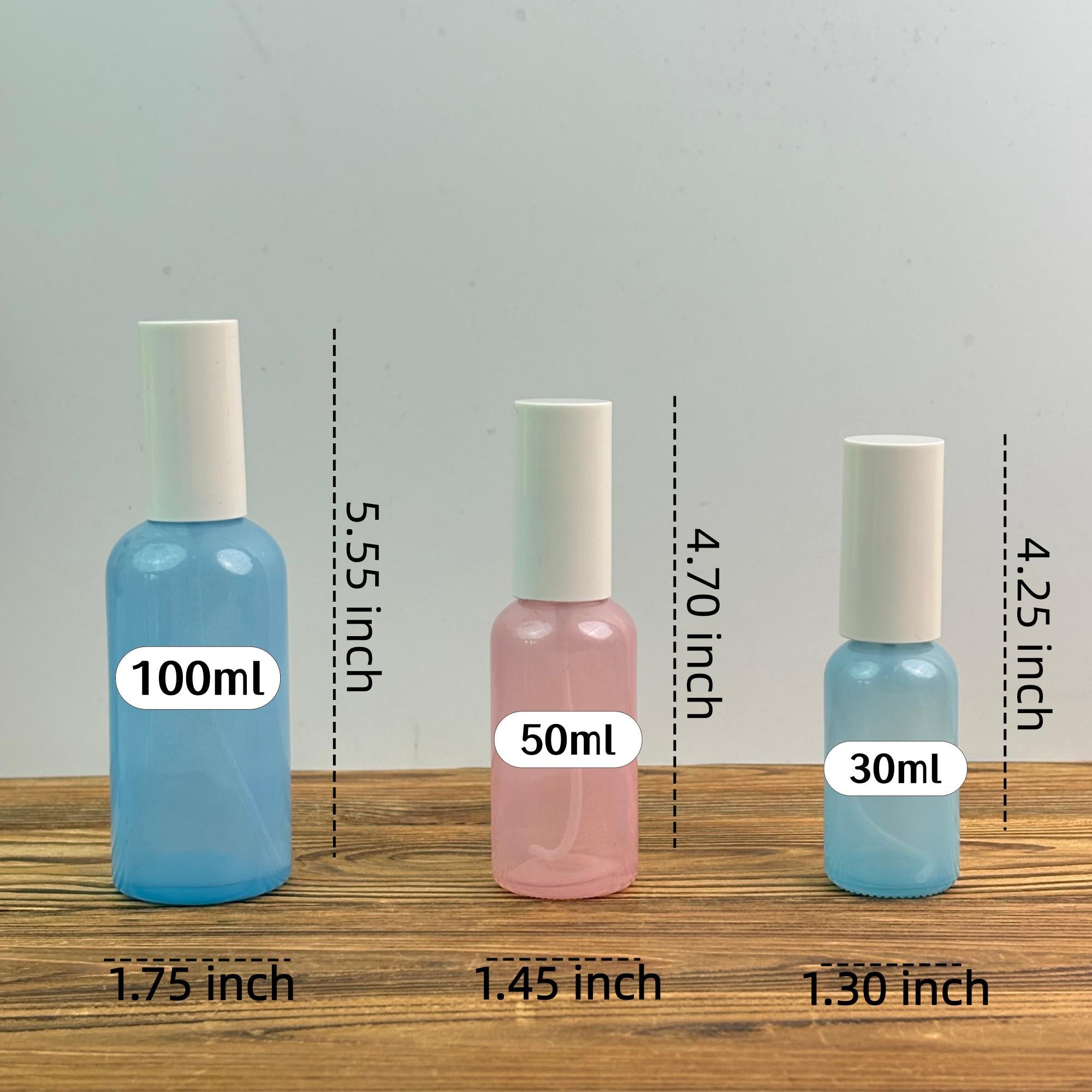 30ml 50ml 100ml Pink Blue Fine Mist Bottle