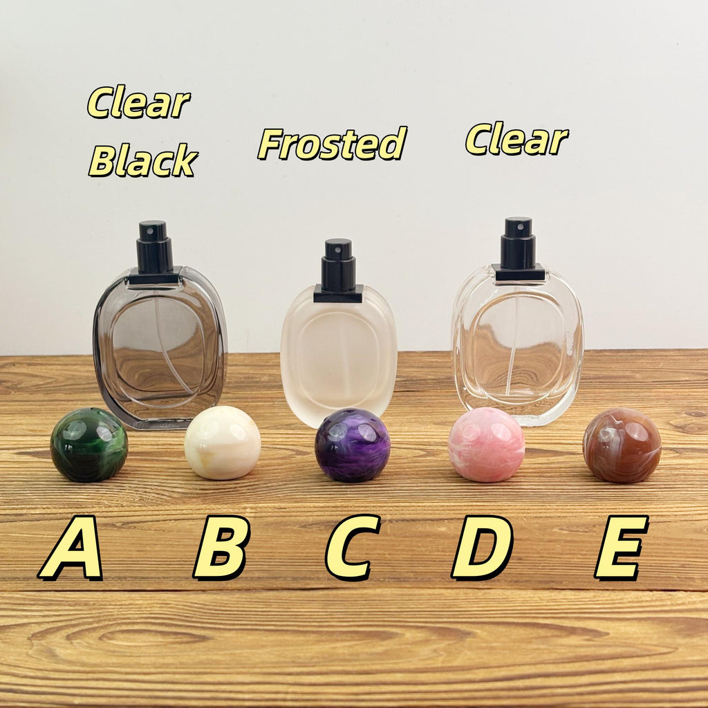 30ml 50ml Elegant Glass Spray Bottle with Ball Cap
