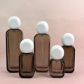 Luxury Brown Glass Lotion Bottles