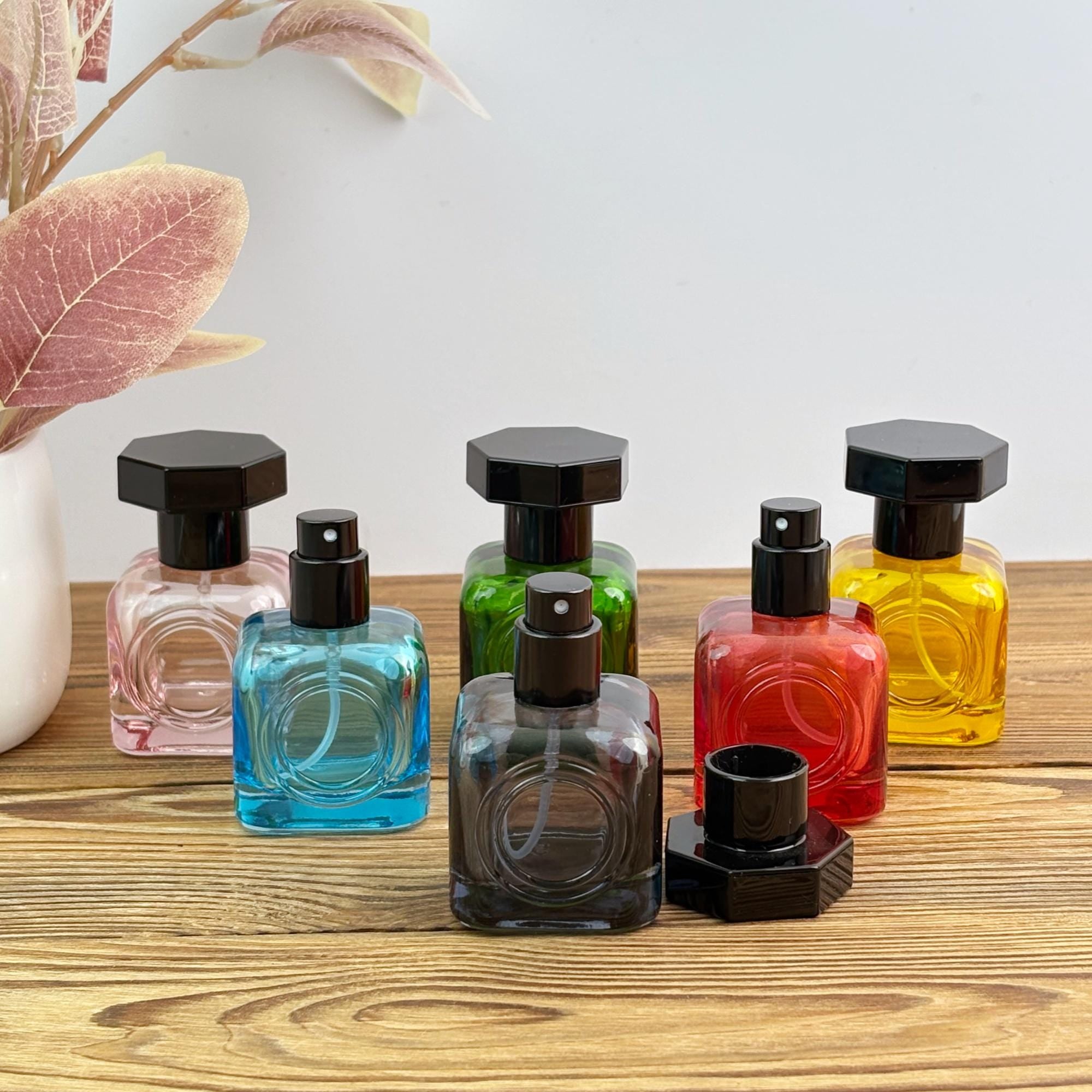 30ml Colorful Glass Perfume Spray Bottle