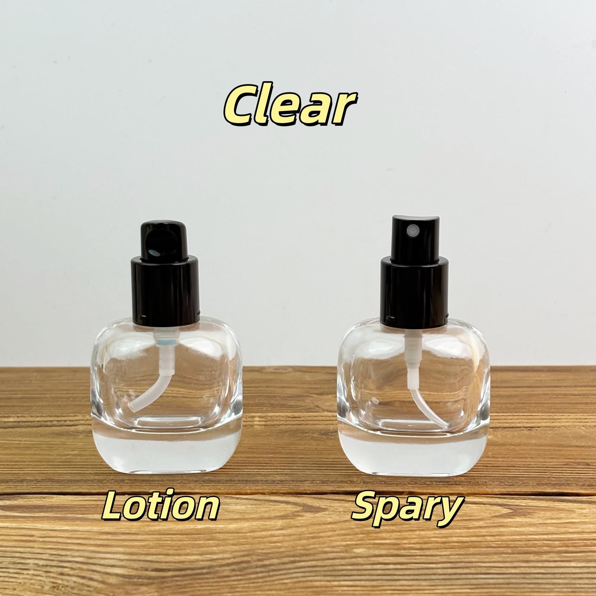 30ml Glass Spray Bottle & Lotion Pump Bottle