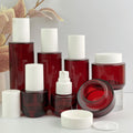 Red Glass Cosmetic Packaging