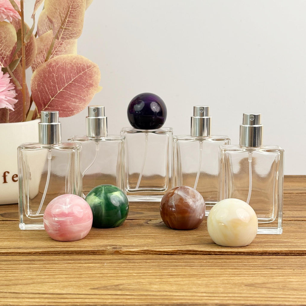 30ml Clear Square Glass Perfume Bottle