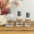 30ml/50ml/100ml Minimalist Clear Round Glass Spray Bottles