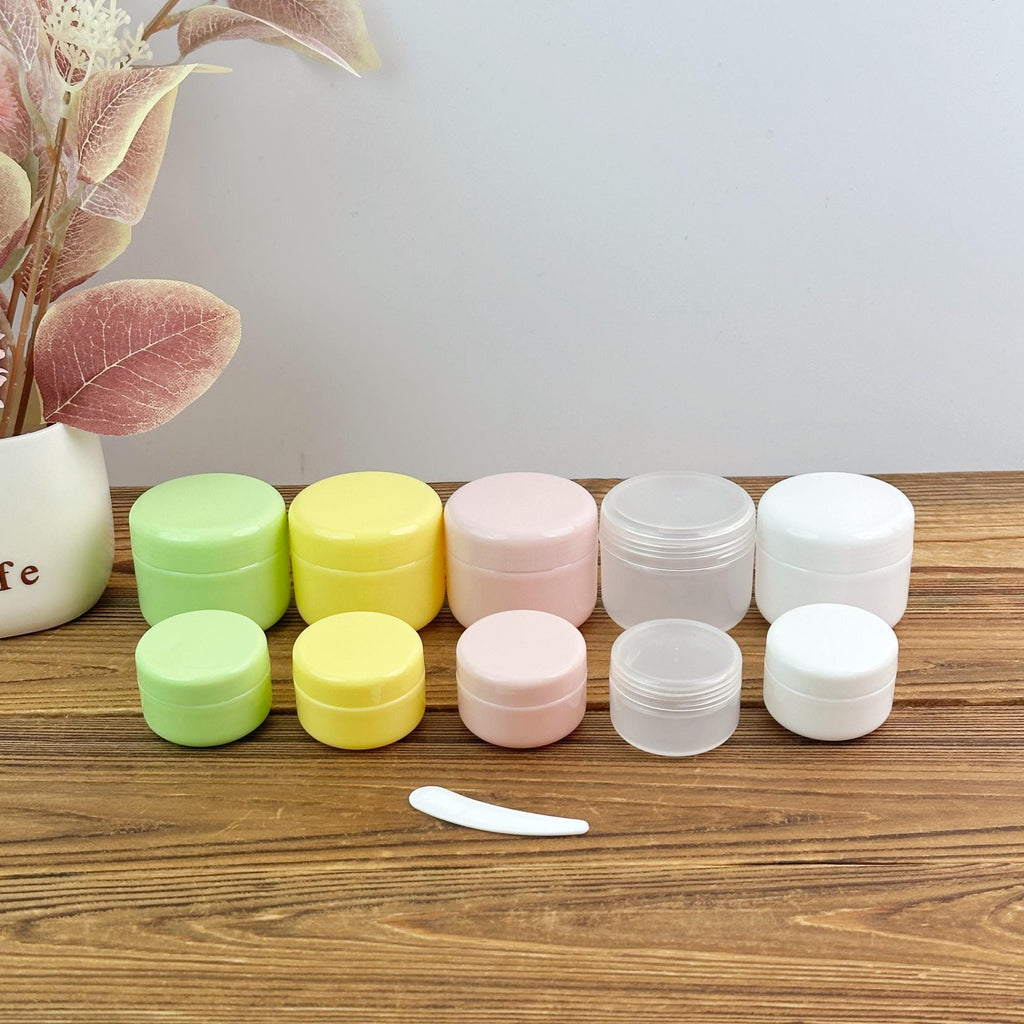 20g 50g Plastic Cream Jar with Inner Lid
