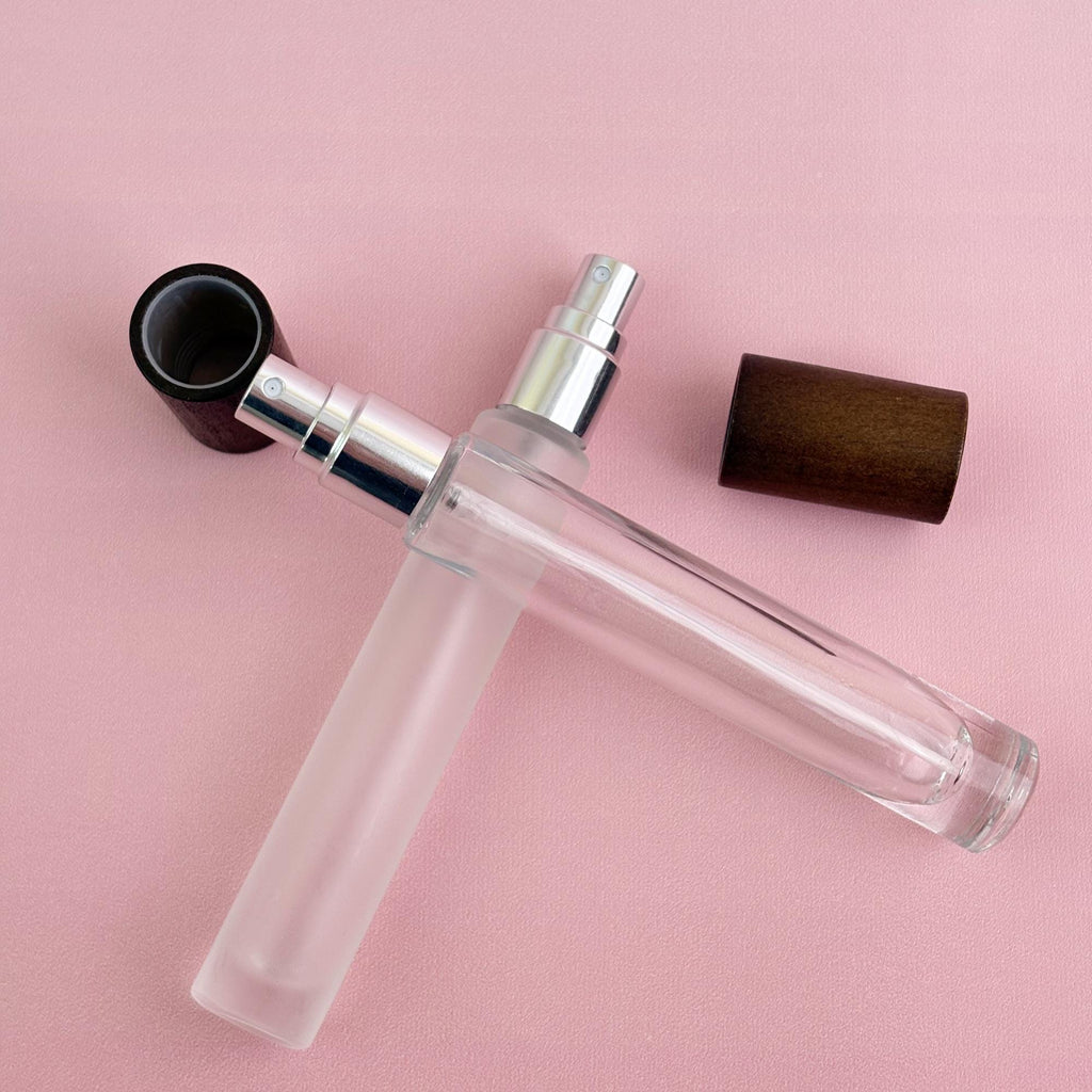 10ml Clear & Frosted Glass Spray Bottles