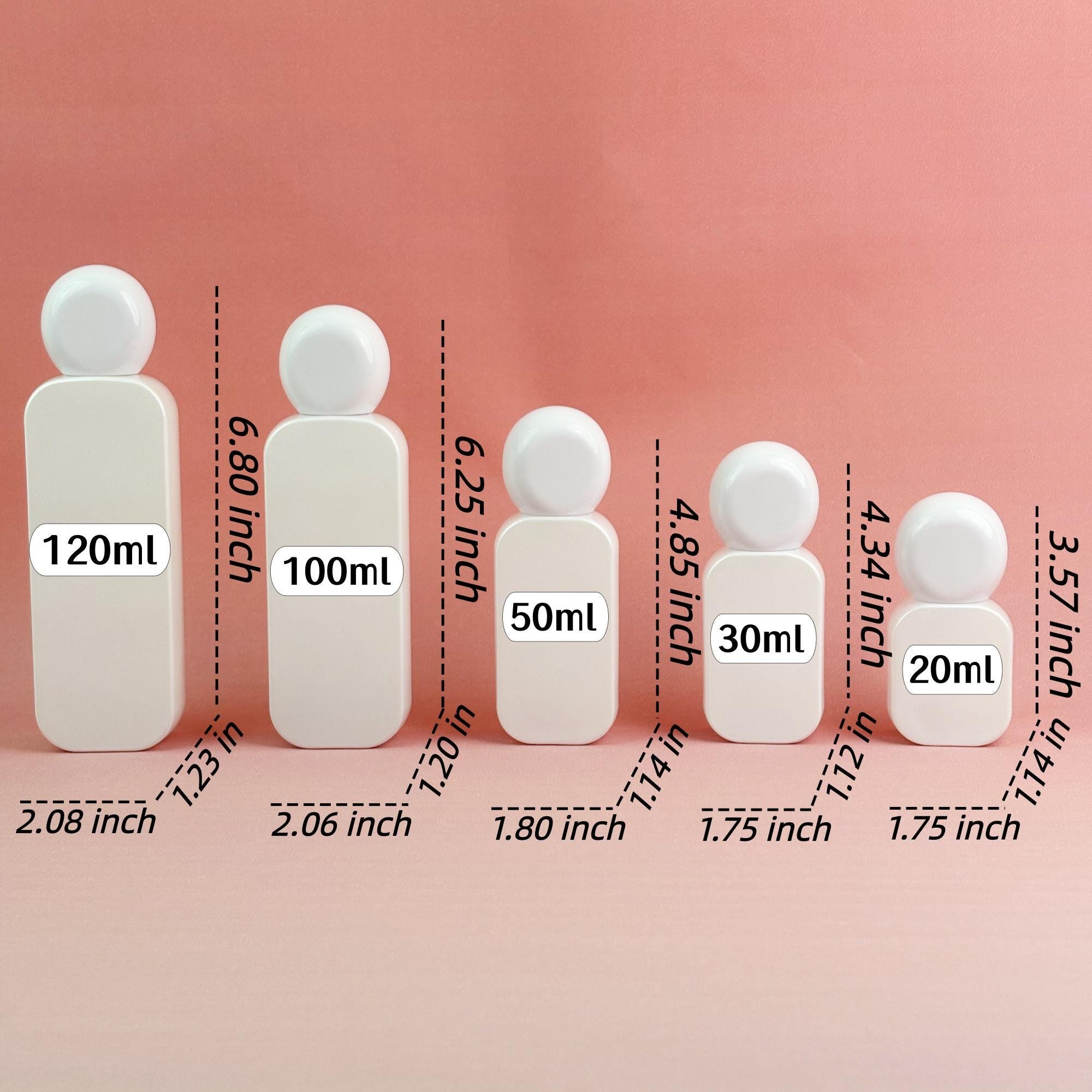 Refillable Cosmetic Containers with Pump Tops