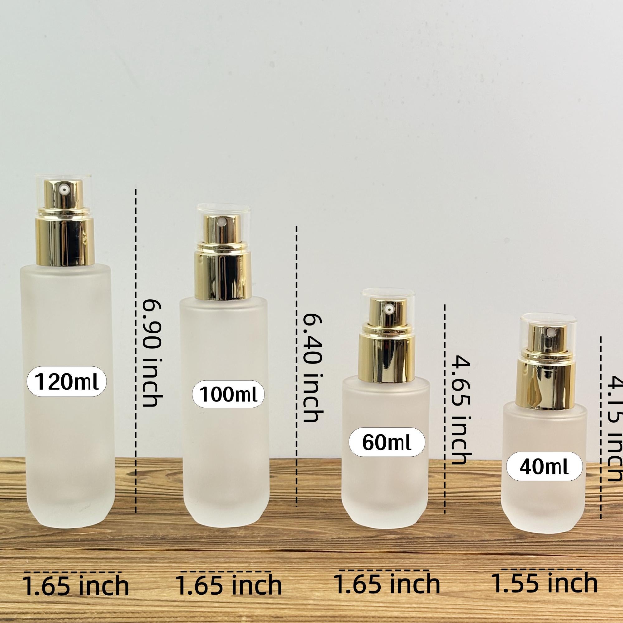 Minimalist Frosted Glass Spray Bottle