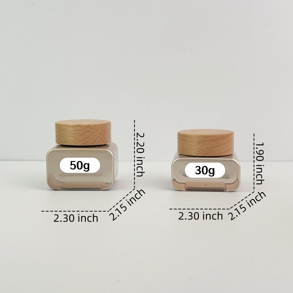 Luxury Glass Cosmetic Containers