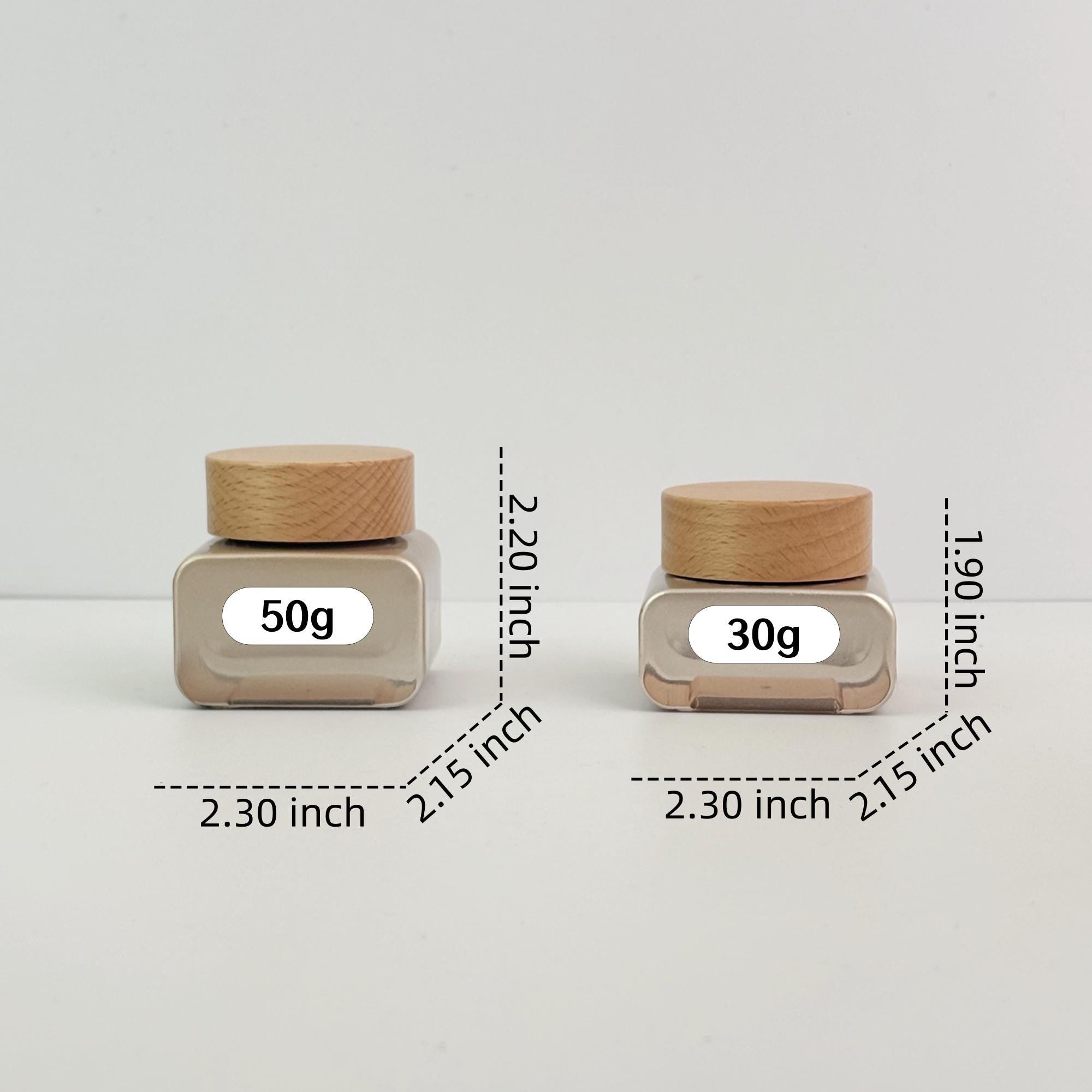 Luxury Glass Cosmetic Containers