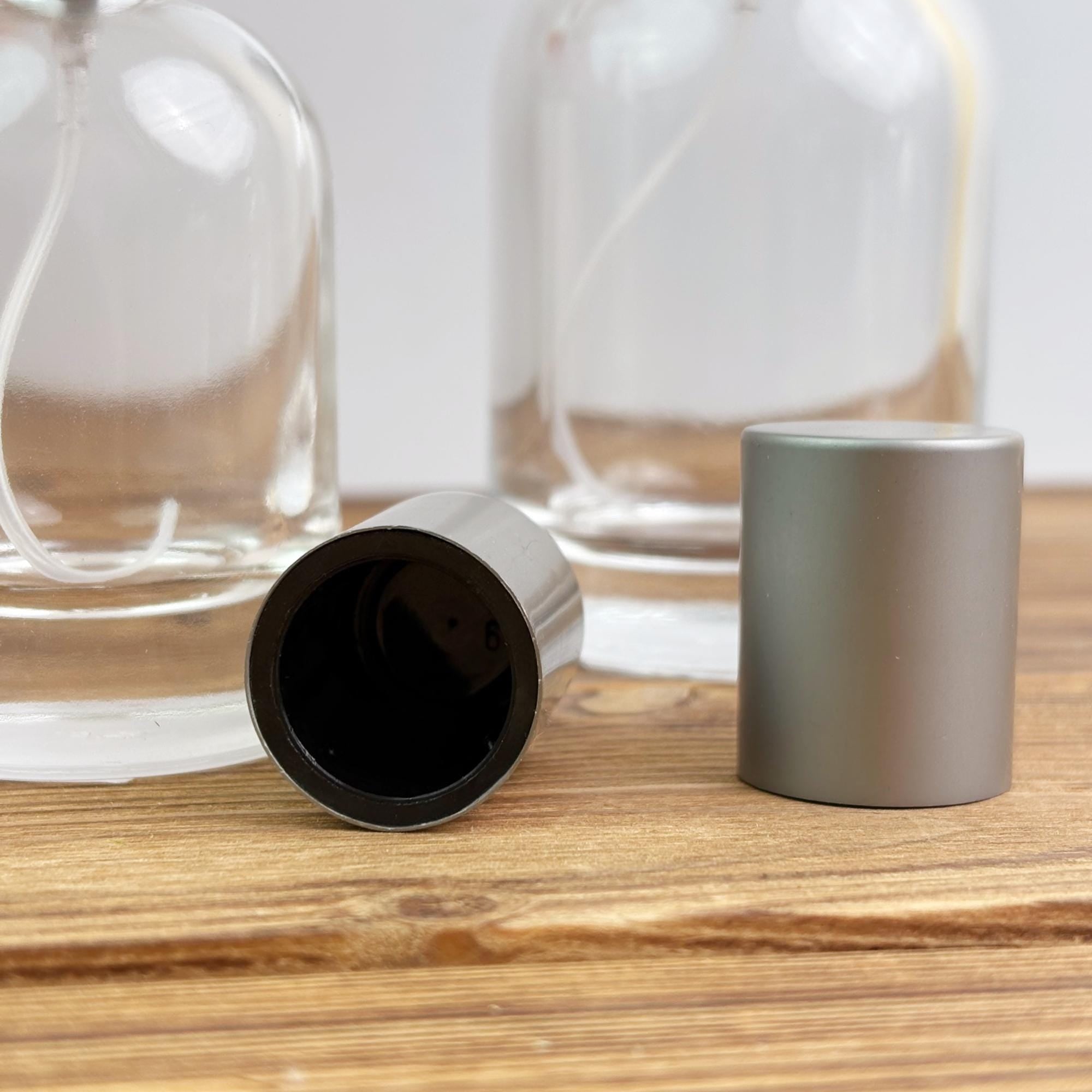 30ml/50ml/100ml Minimalist Clear Round Glass Spray Bottles