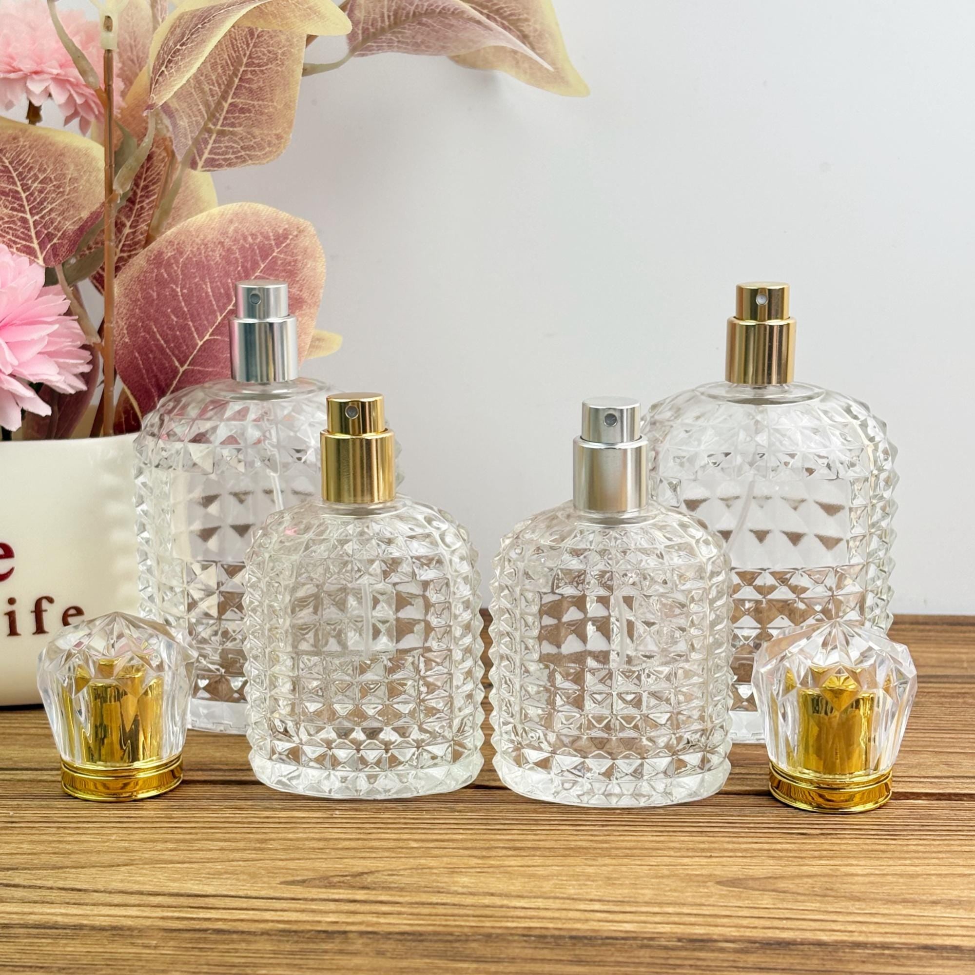 Vintage Glass Perfume Spray Bottle