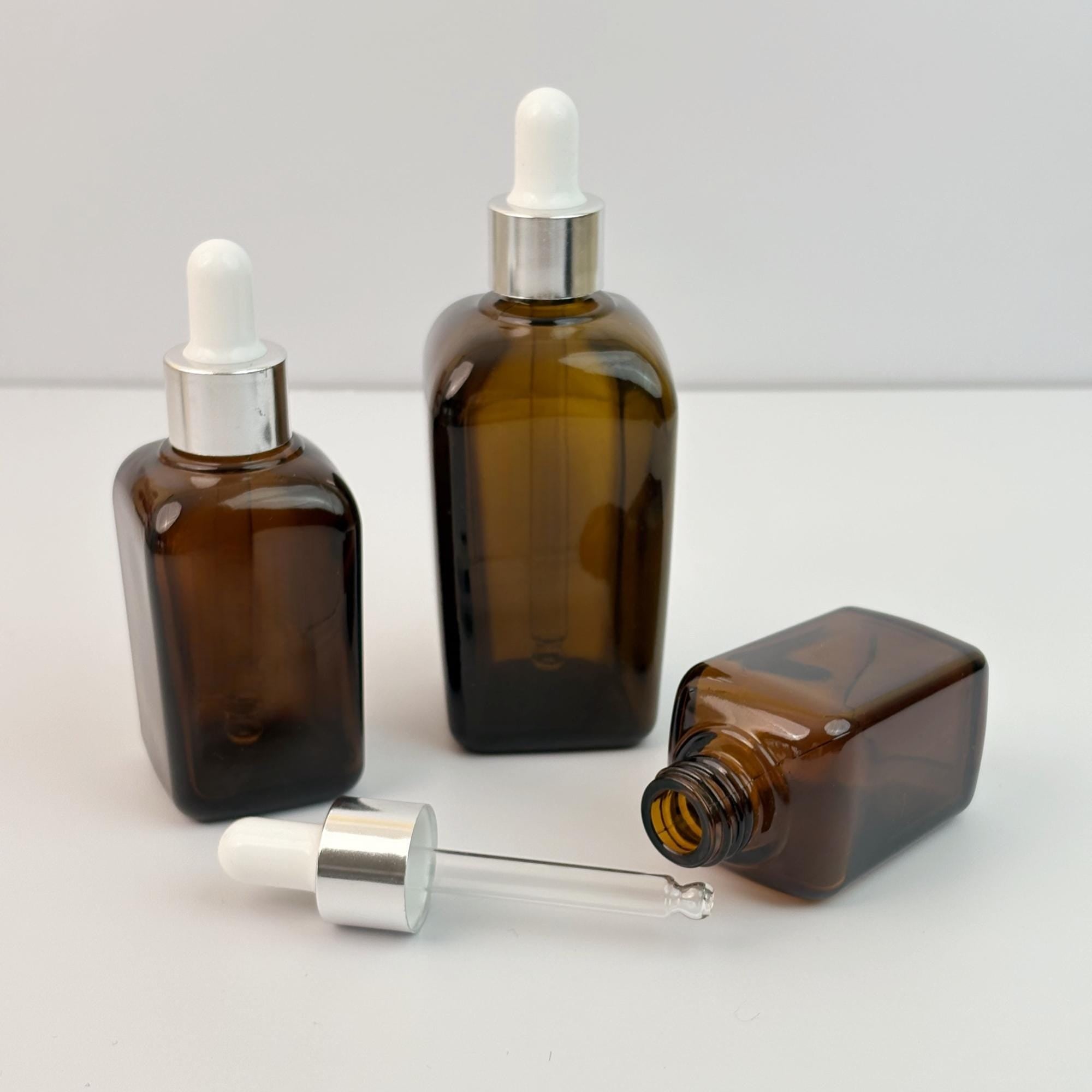 Amber Glass Beauty Packaging