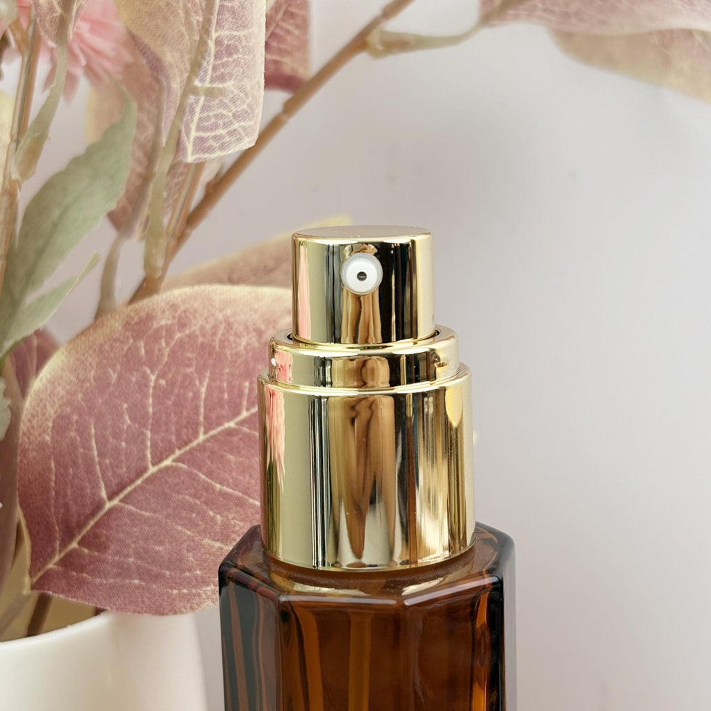 Gradient Amber Glass Spray Bottle