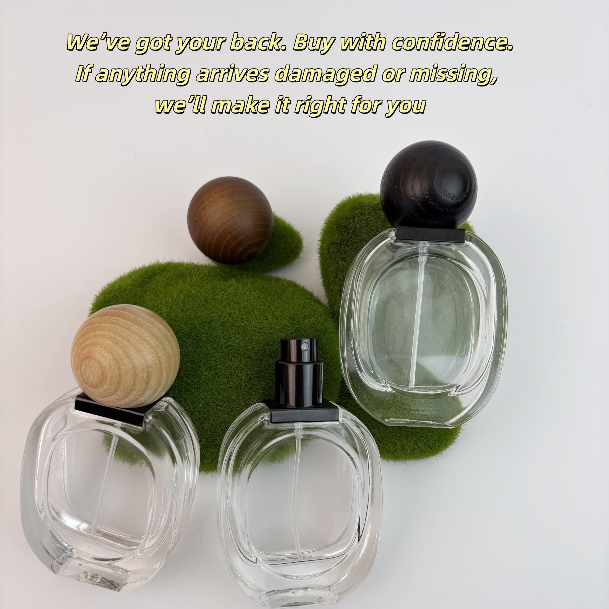 30ml Elegant Transparent Glass Spray Set