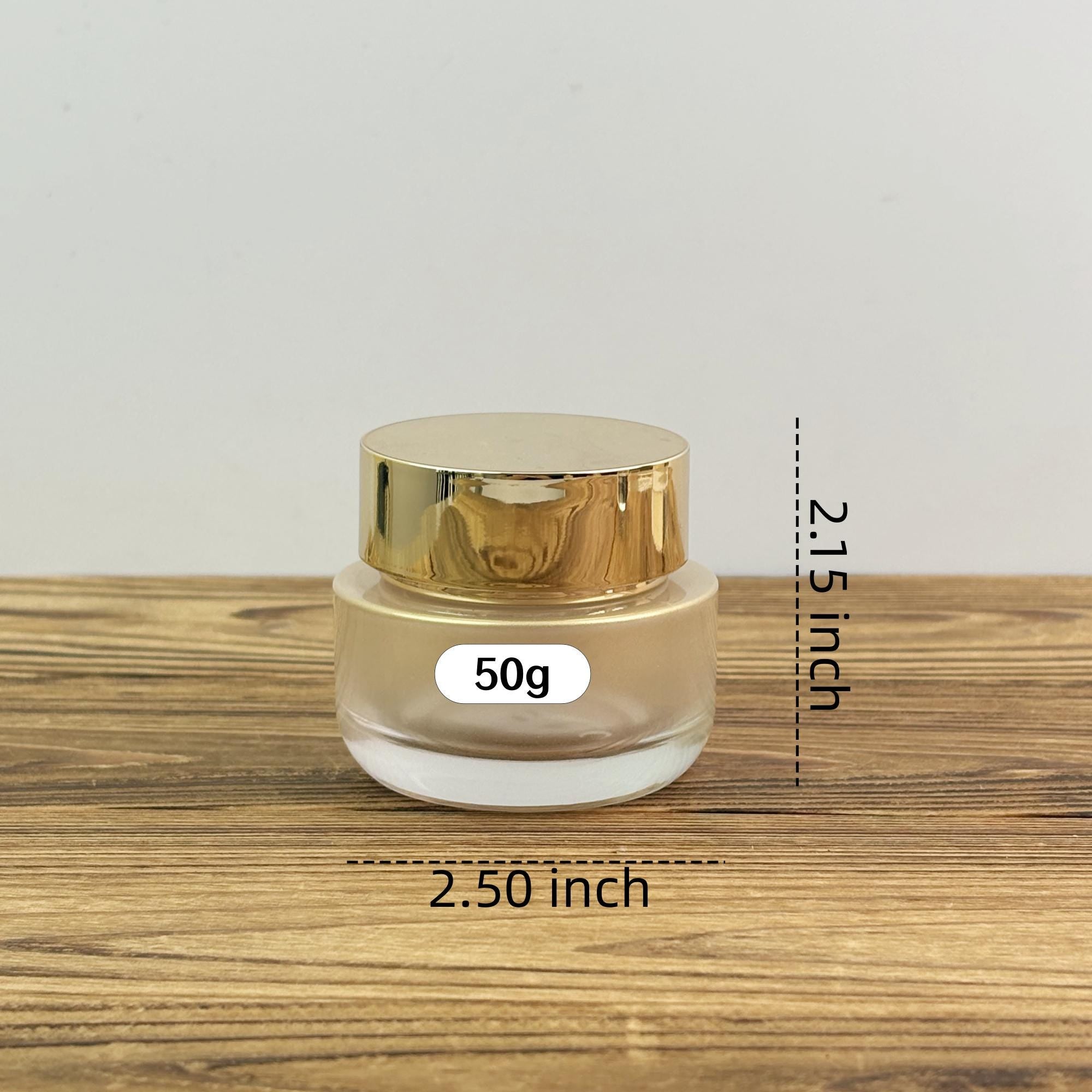 Luxury Gradient Gold Glass Skincare Packaging