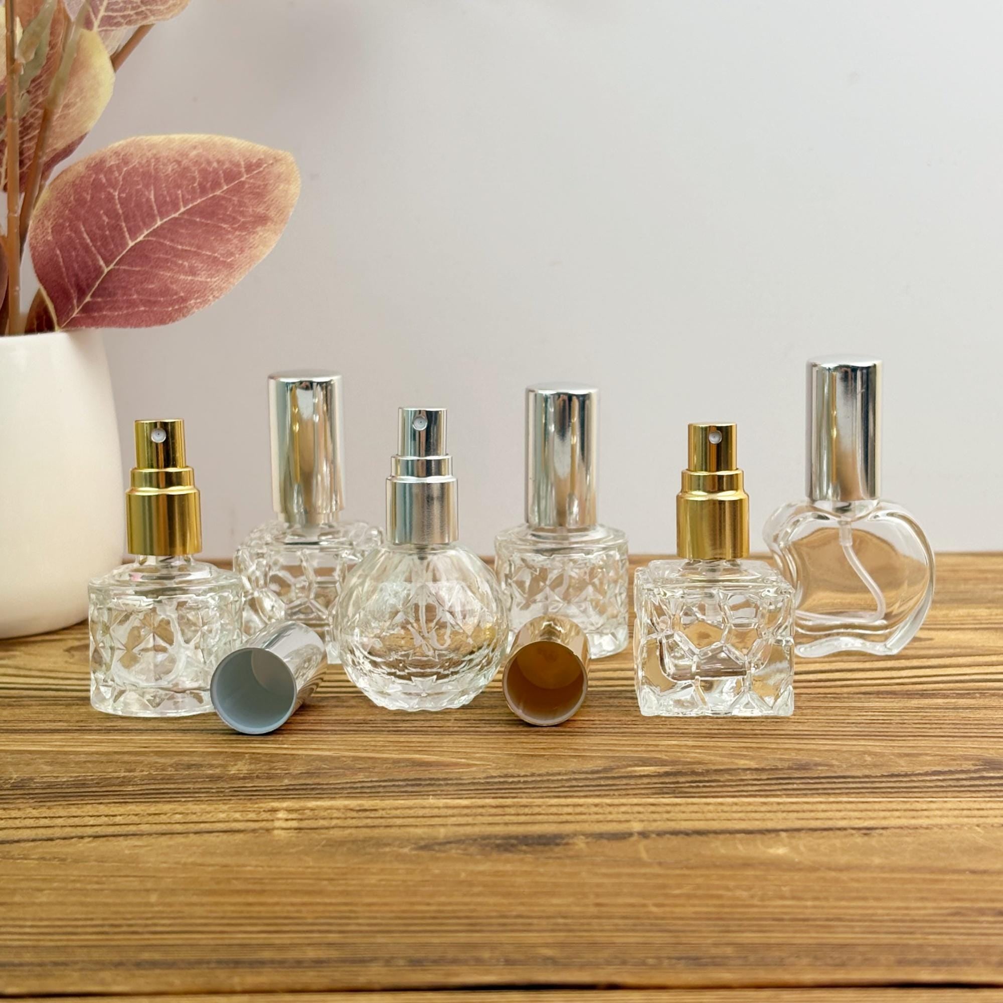 8ml Mini Glass Clear Spray Bottle