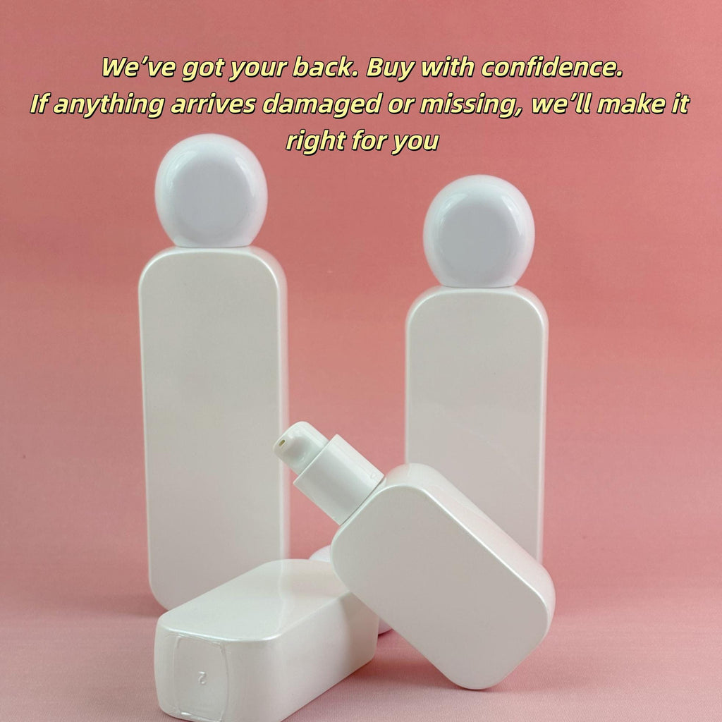 Refillable Cosmetic Containers with Pump Tops