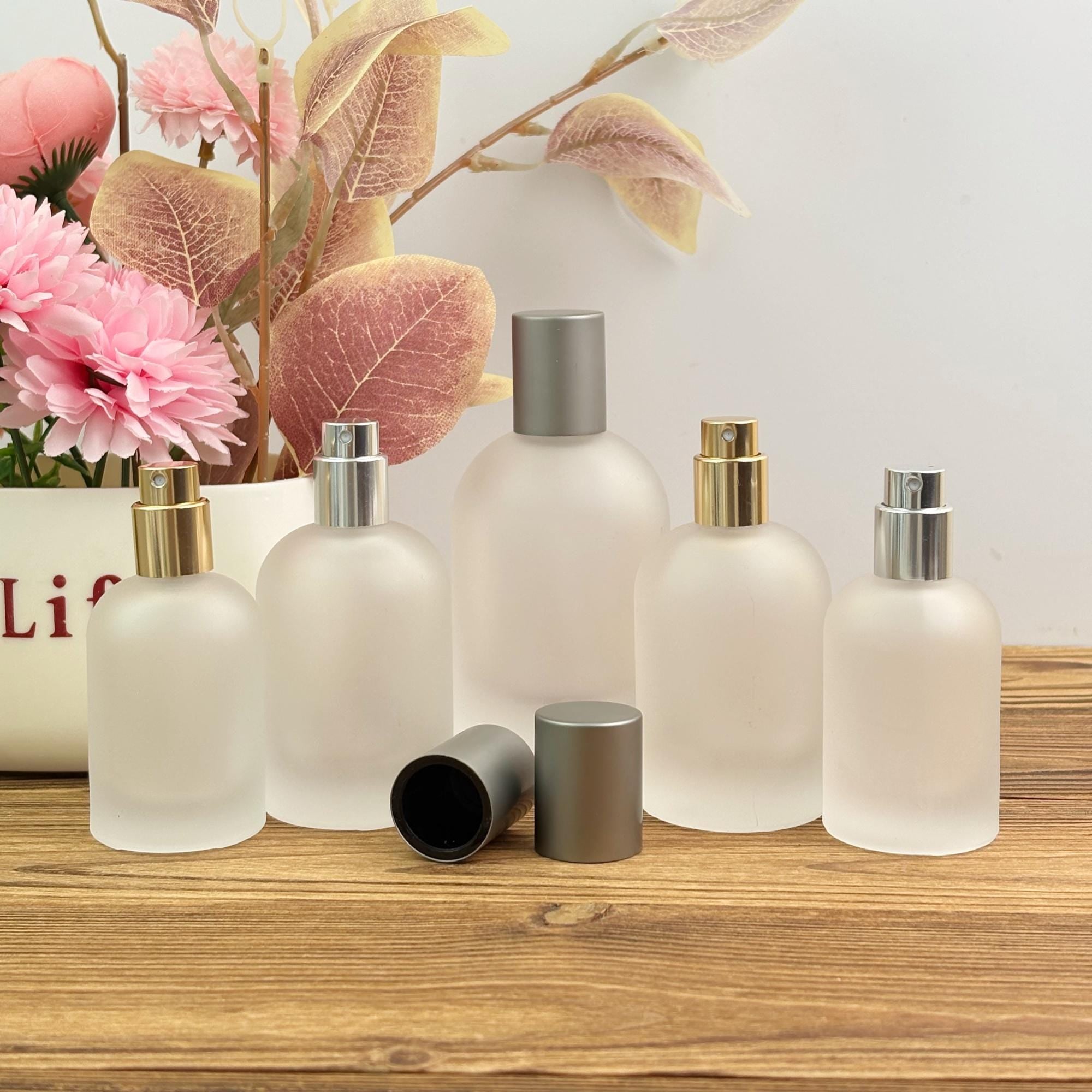 30ml 50ml 100ml Frosted Glass Spray Bottle