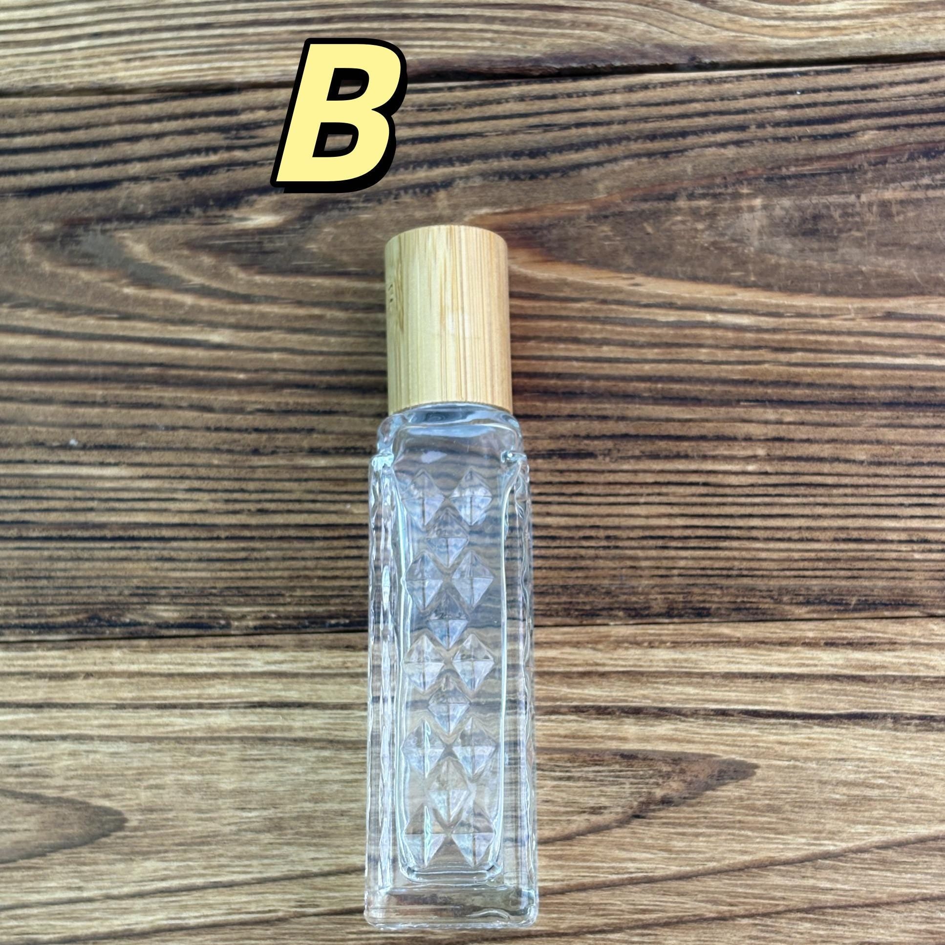 Vintage-Style Glass Roll-On Bottle