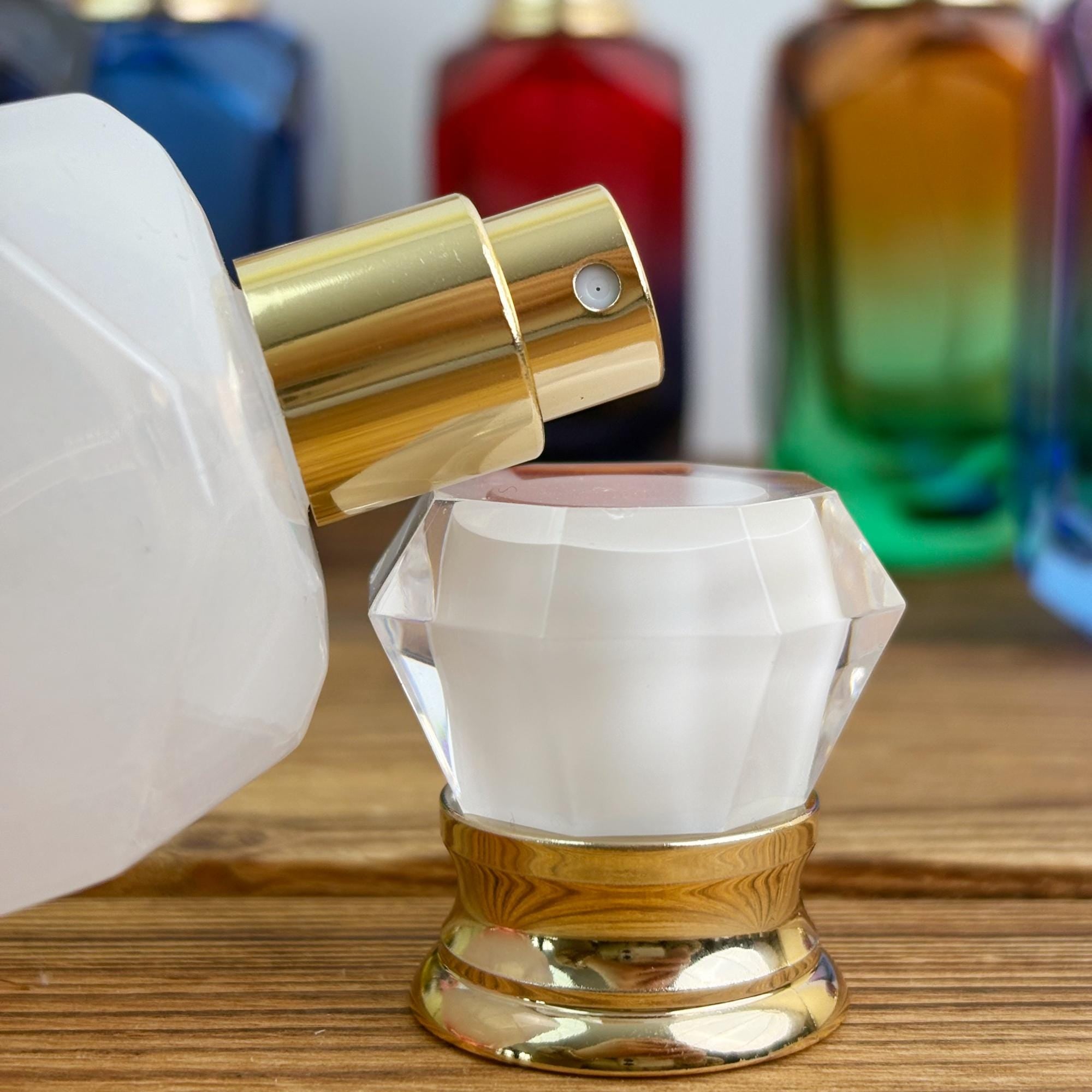 50ml Empty Clear Glass Spray Bottle