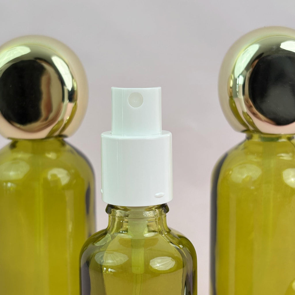 50ml / 100ml Luxury Glass Lotion Bottle and Spray Pump