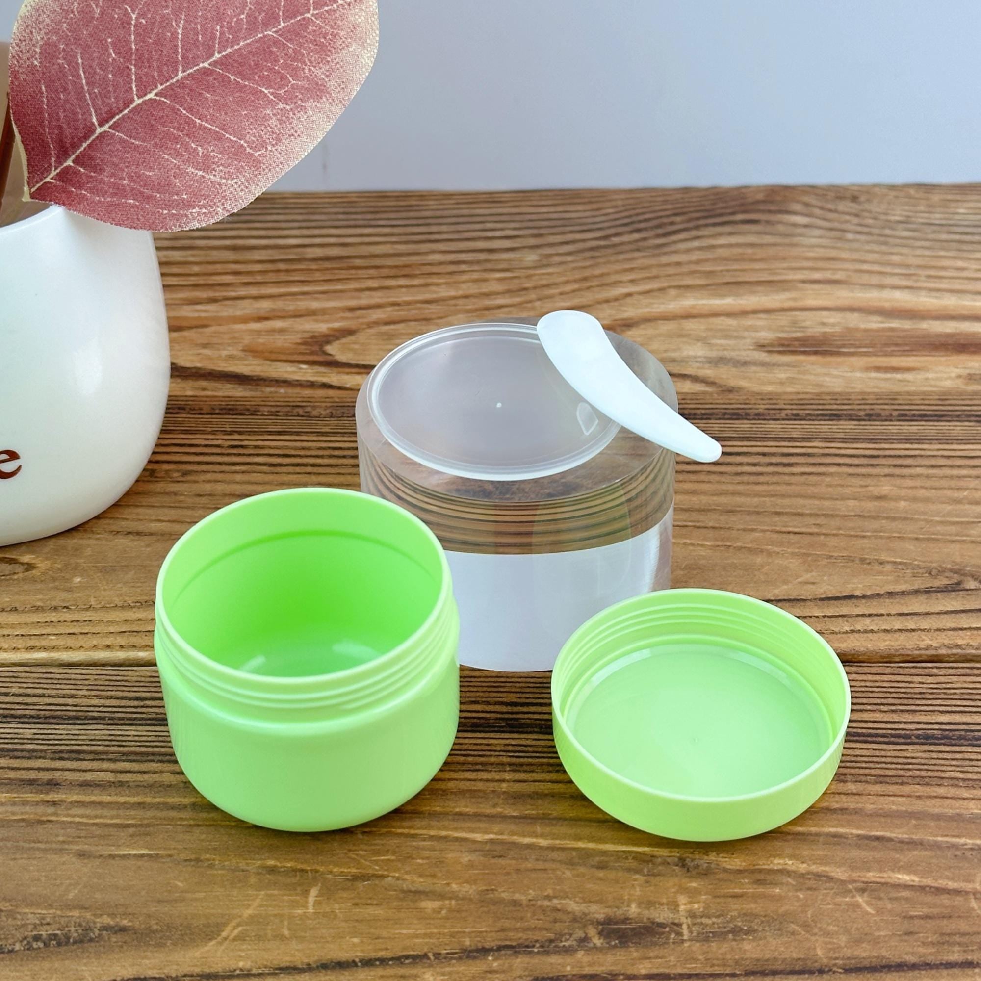 20g 50g Plastic Cream Jar with Inner Lid