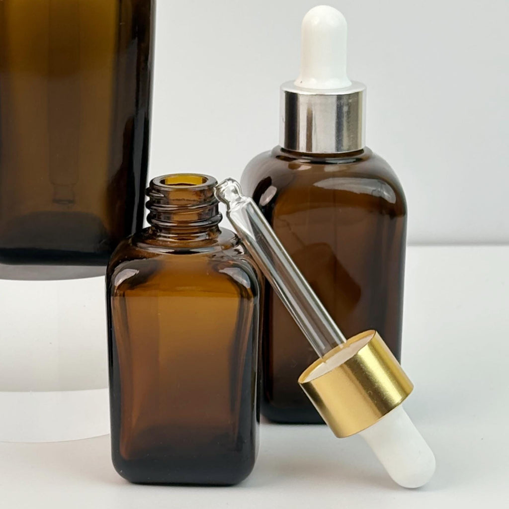 Amber Glass Beauty Packaging