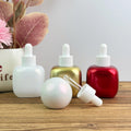 30ml Luxury Tincture Bottle in White Red Gold