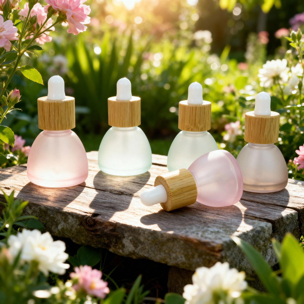 8ml Colorful Frosted Glass Dropper Bottle