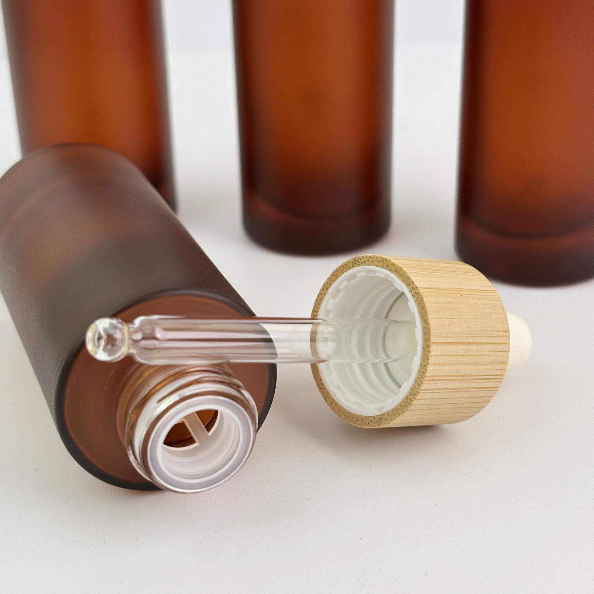 30ml Amber Glass Dropper Bottle with Pipette
