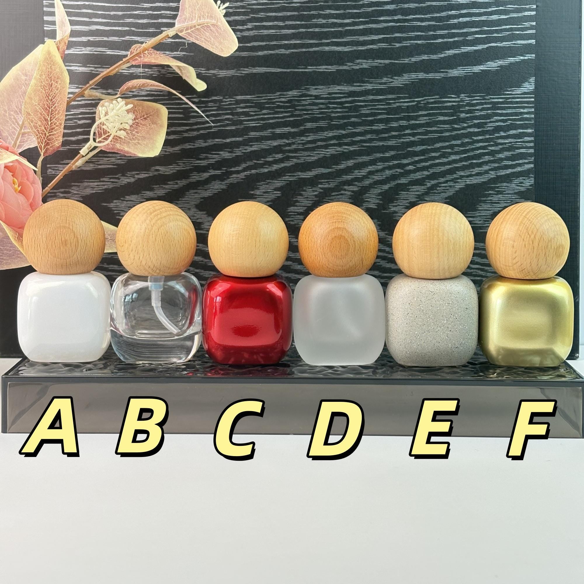 30ml Handmade Wooden Cap Glass Cosmetic Containers