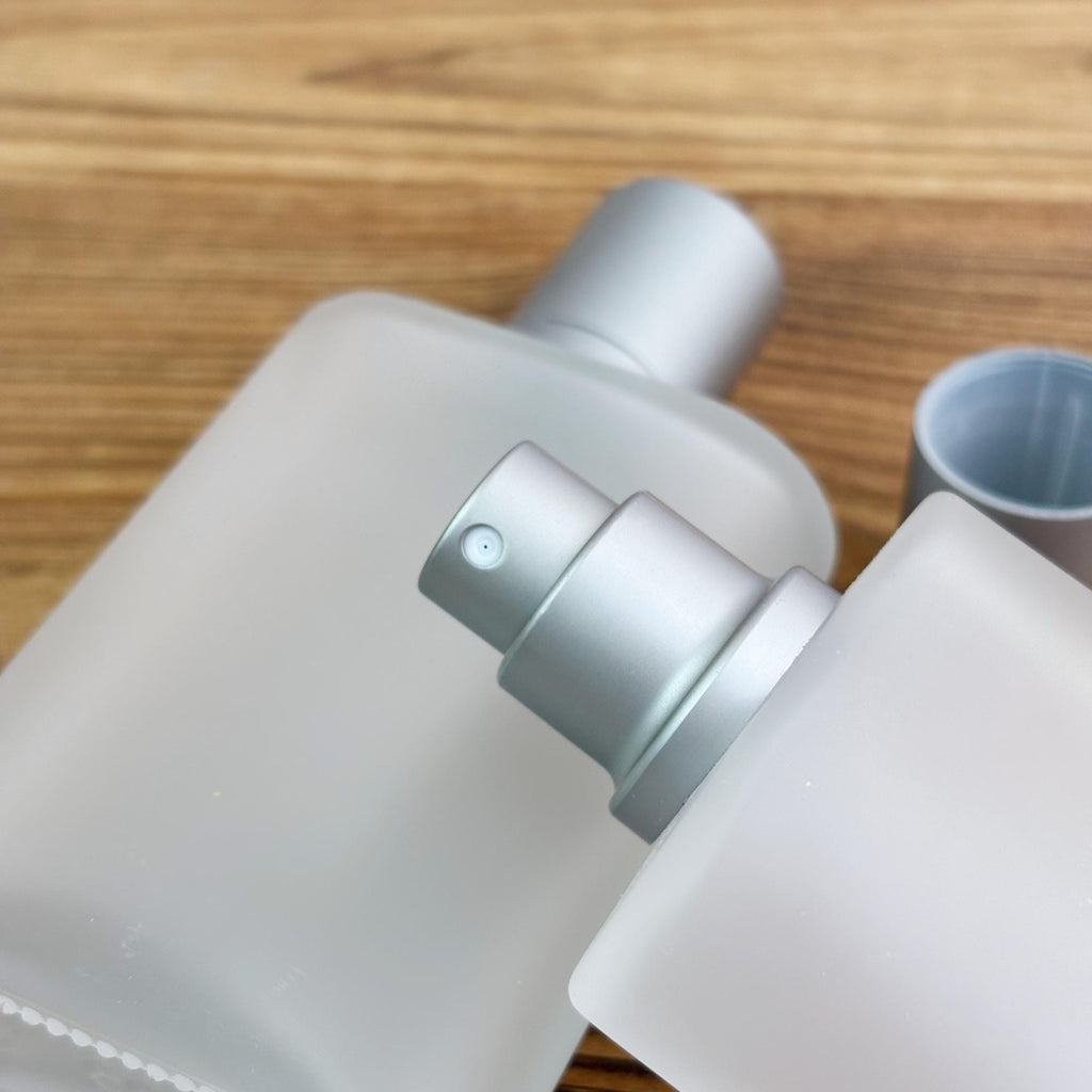 30ml 50ml 100ml Frosted Square Glass Spray Bottles