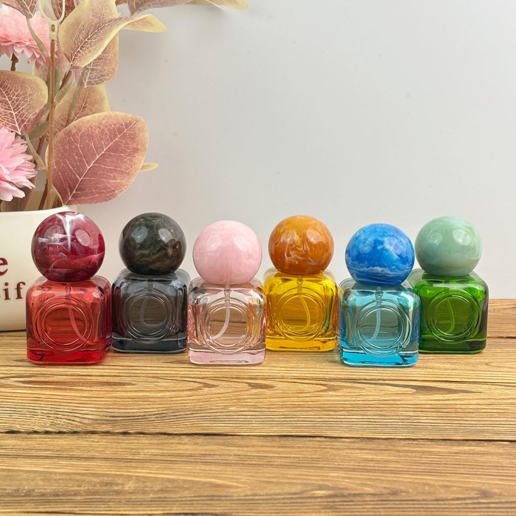 30ml Colorful Glass Perfume Spray Bottle