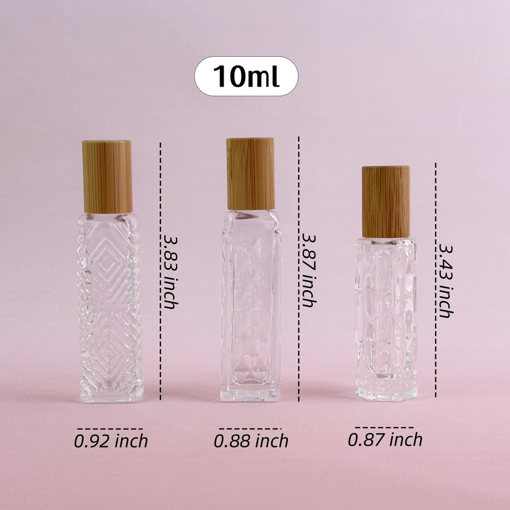Vintage-Style Glass Roll-On Bottle