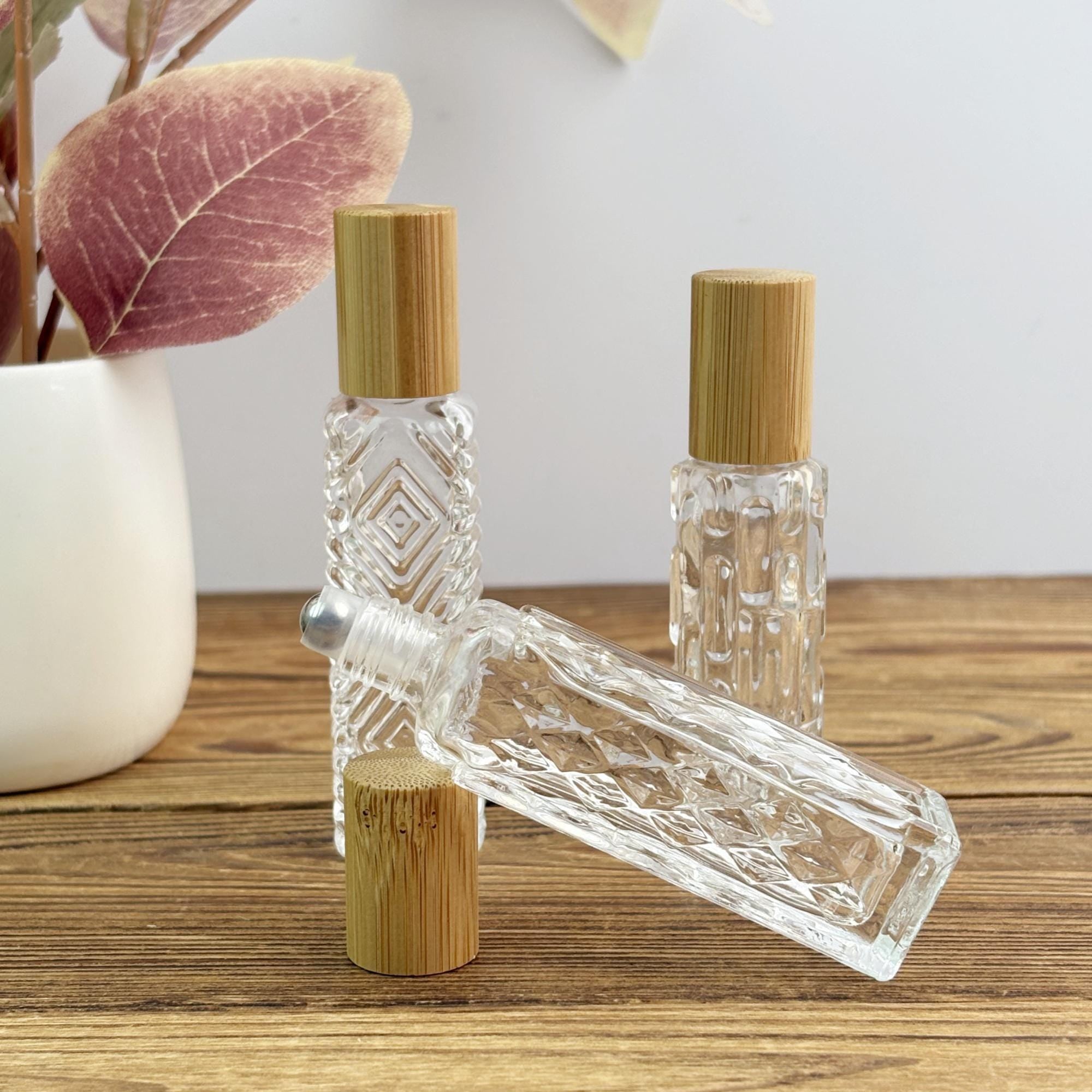 Vintage-Style Glass Roll-On Bottle
