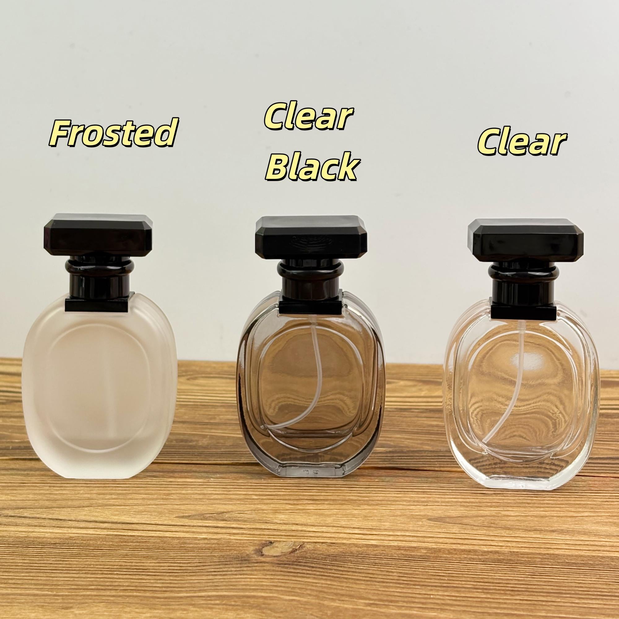 30ml 50ml Oval Glass Perfume Spray Bottle