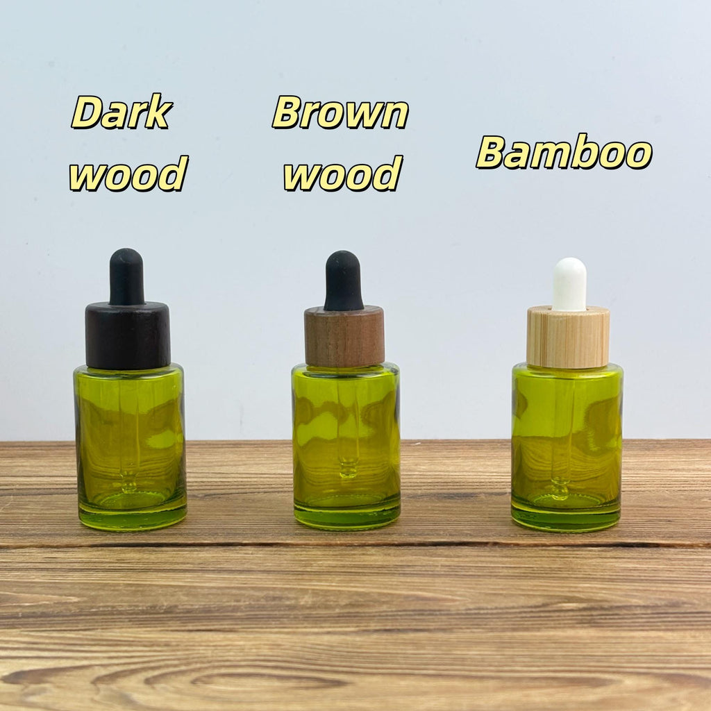 30ml Green Glass Dropper Bottle