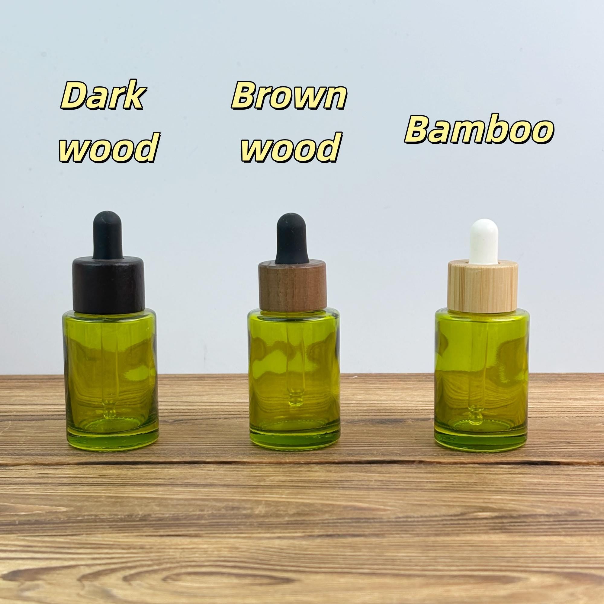30ml Green Glass Dropper Bottle