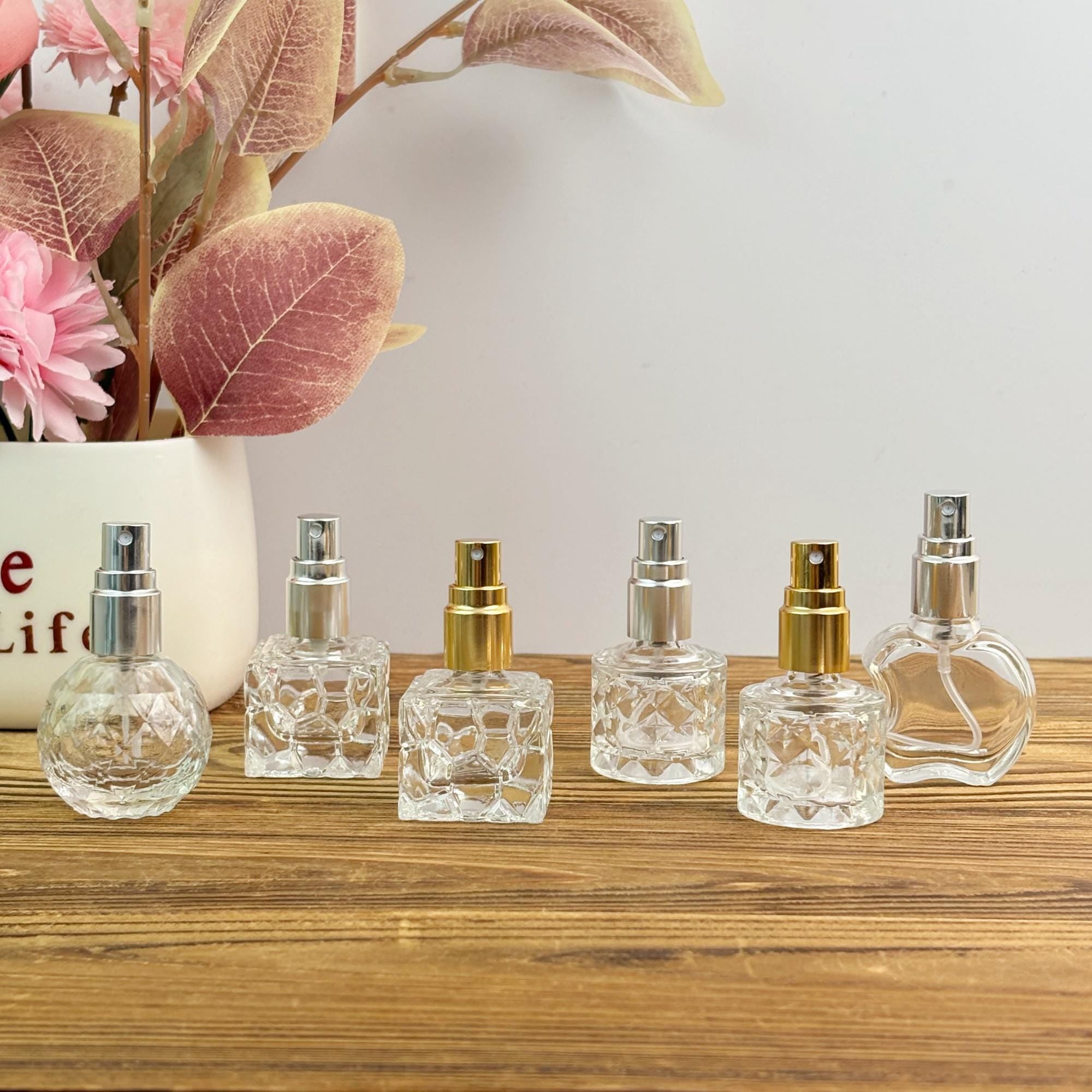 8ml Mini Glass Clear Spray Bottle