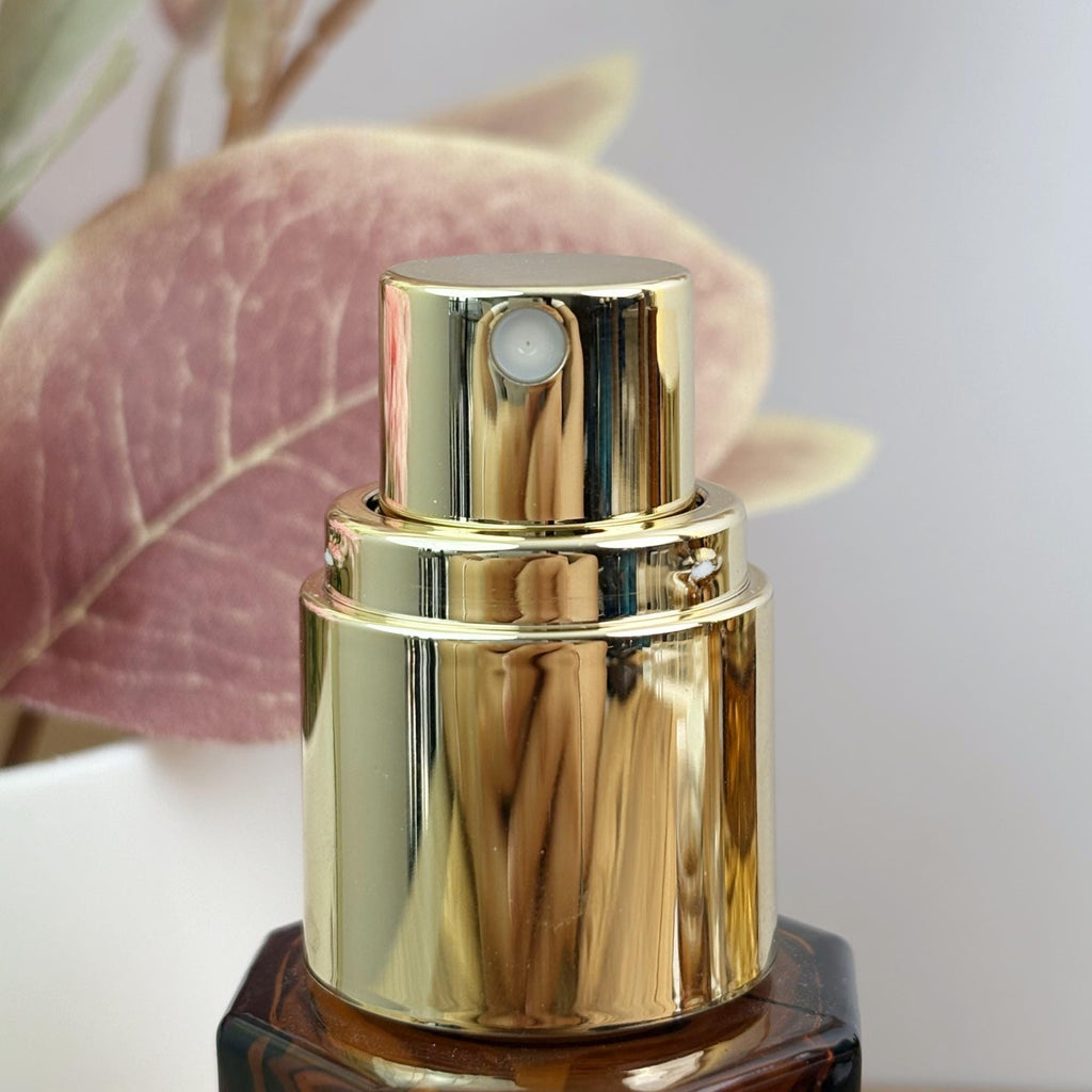 Gradient Amber Glass Spray Bottle