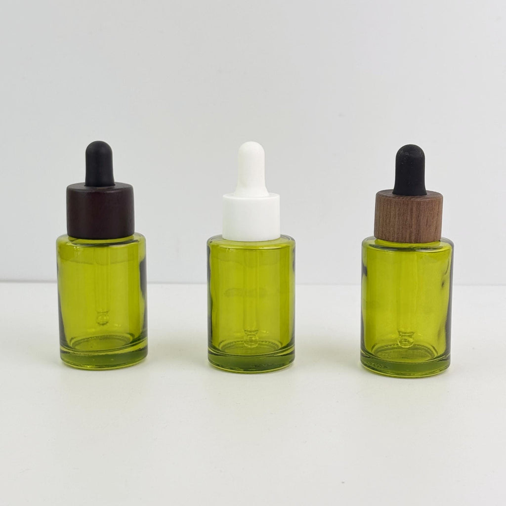 30ml Green Glass Dropper Bottle