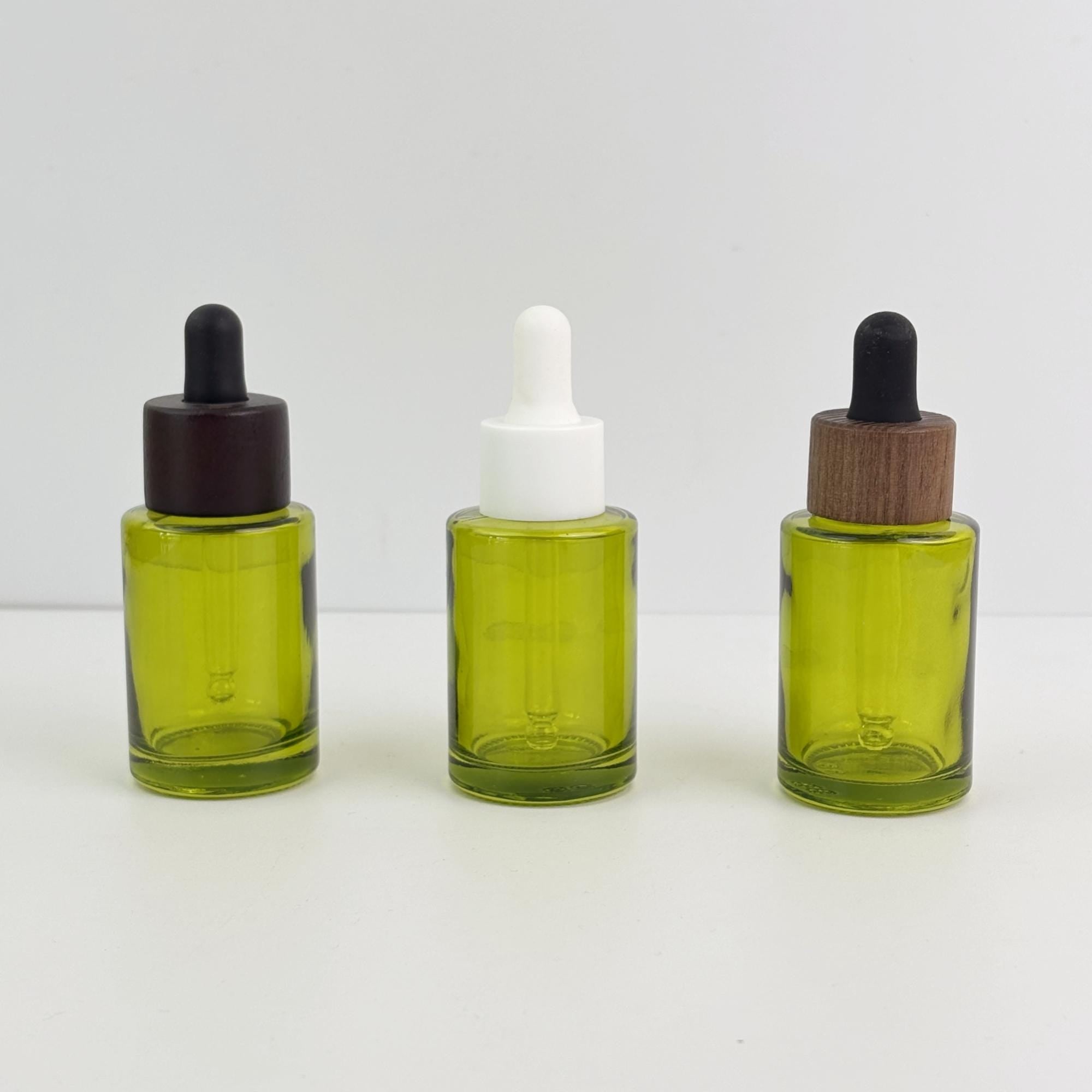 30ml Green Glass Dropper Bottle