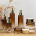Gradient Amber Glass Spray Bottle
